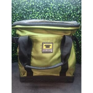 Mountainsmith Watersport Rubber Bottom Zip Top Tote Gear Bag Rust Green LARGE